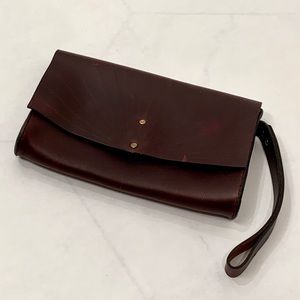 MARTINE Leather clutch/wristlet + card holder
